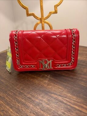 Badgley Mischka Red Crossbody NWT